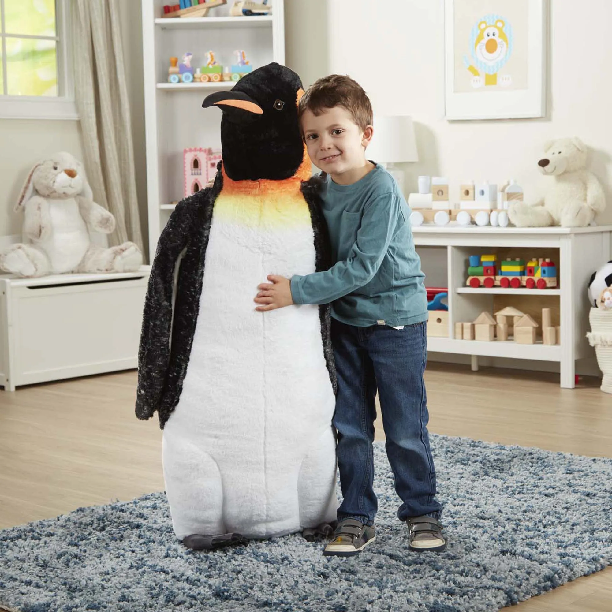 Lifelike Plush Emperor Penguin