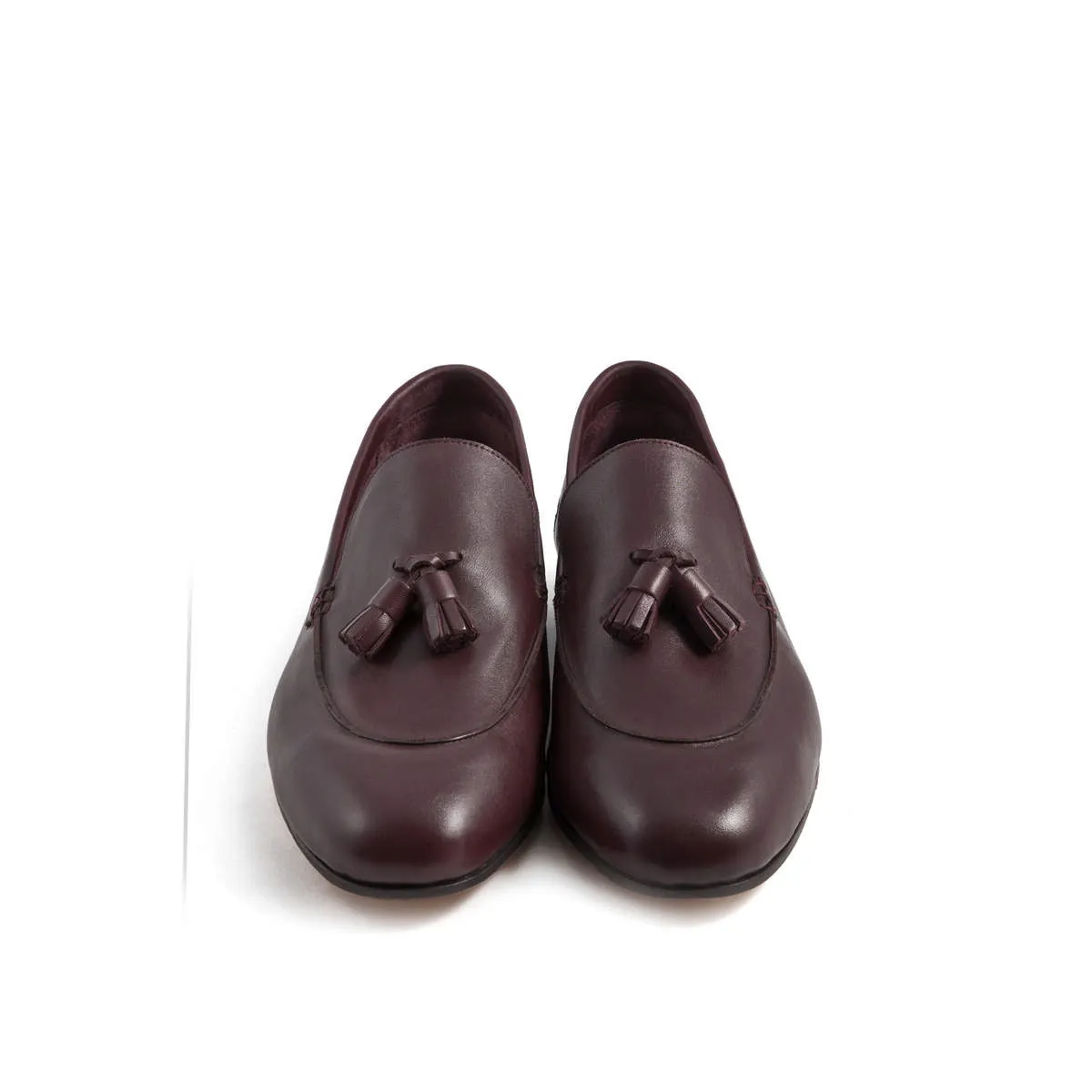 LOAFER UNLINED WITH TASSELS CALF LEATHER