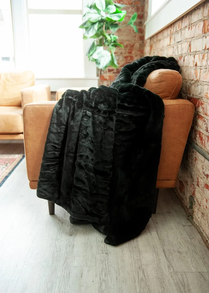 Lush Black Onyx Blanket