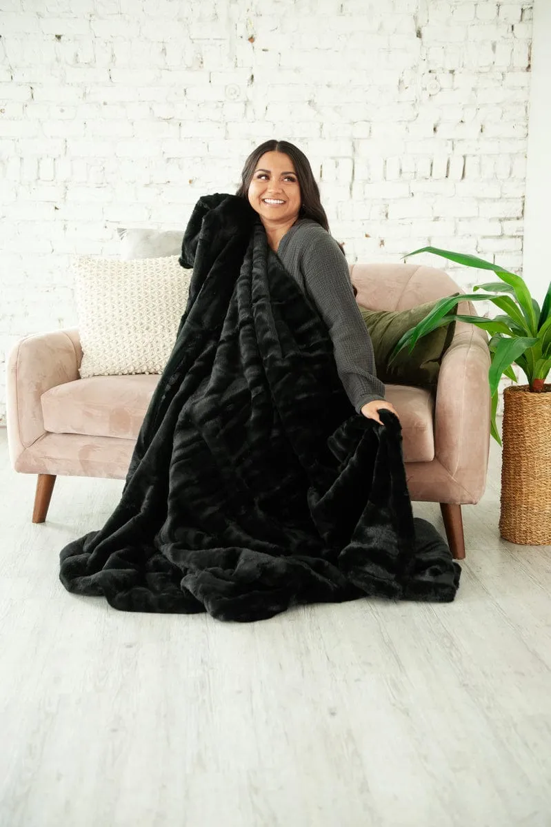 Lush Black Onyx Blanket