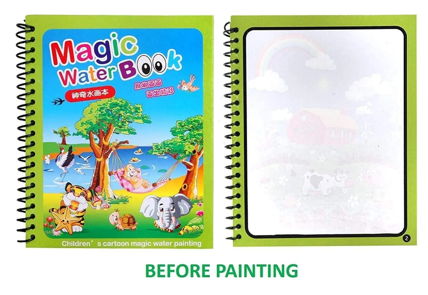 Magical Water Drawing Book (Set of 4)