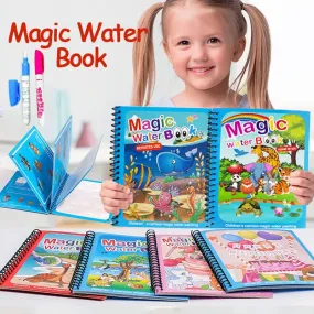 Magical Water Drawing Book (Set of 4)