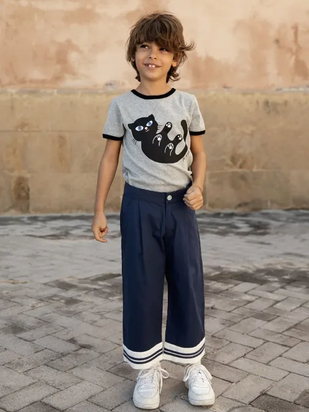 Mini Rodini SAILOR WOVEN TROUSERS