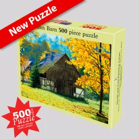 NEW: Jigsaw Puzzle "Autumn Barn"- 500 Piece