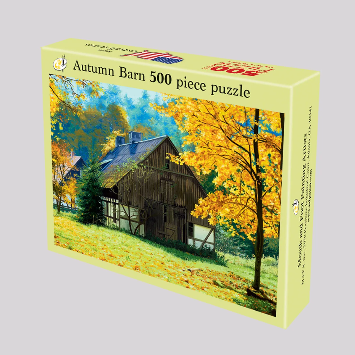 NEW: Jigsaw Puzzle "Autumn Barn"- 500 Piece