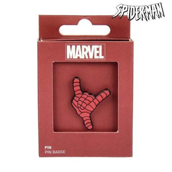 Pin Spiderman Metal Red