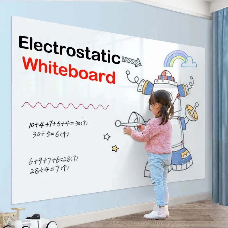 Premium Whiteboard Wall Sticker - Static Cling