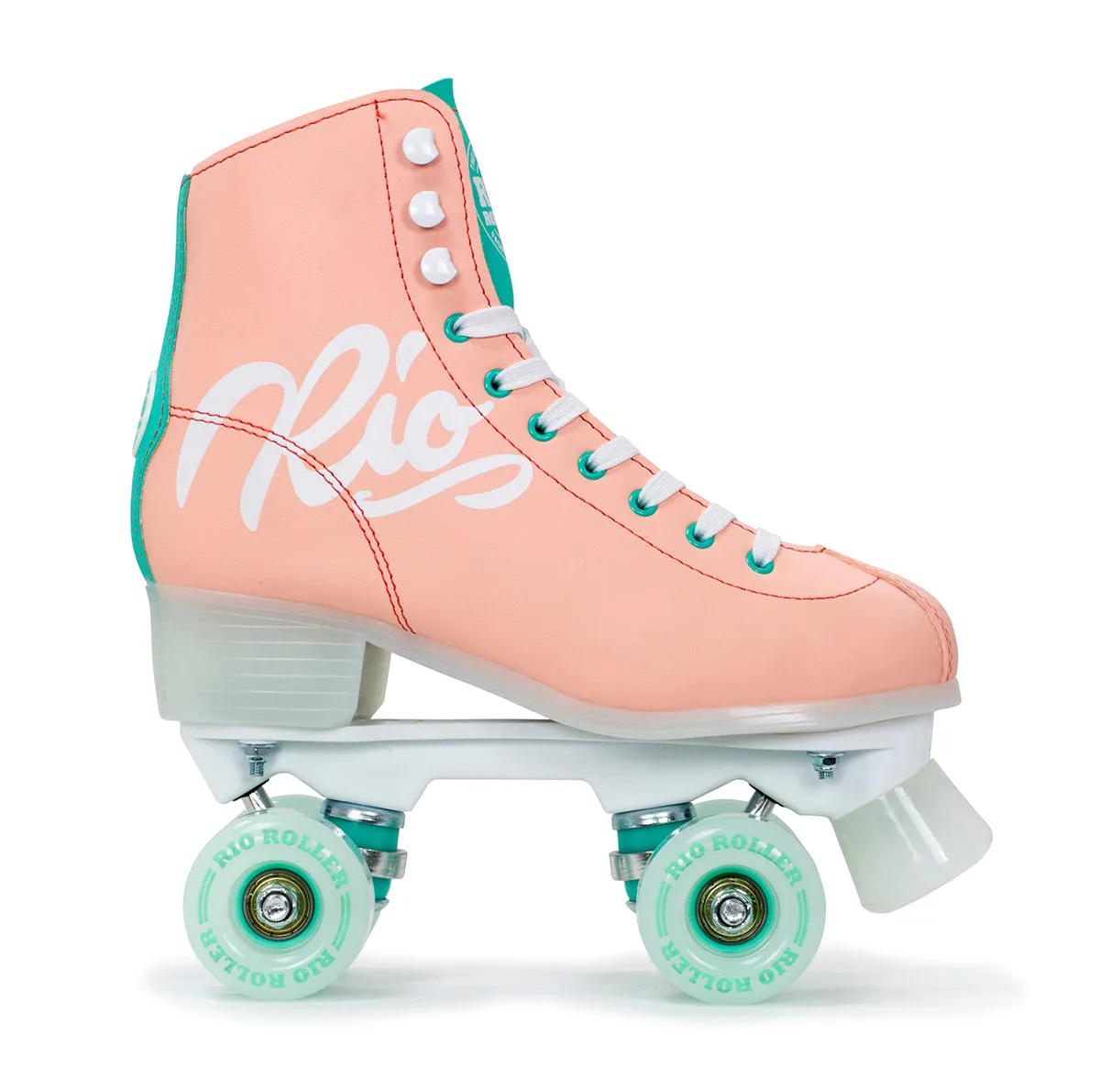 Roller Script Quad Roller Skates - Peach - Sale!