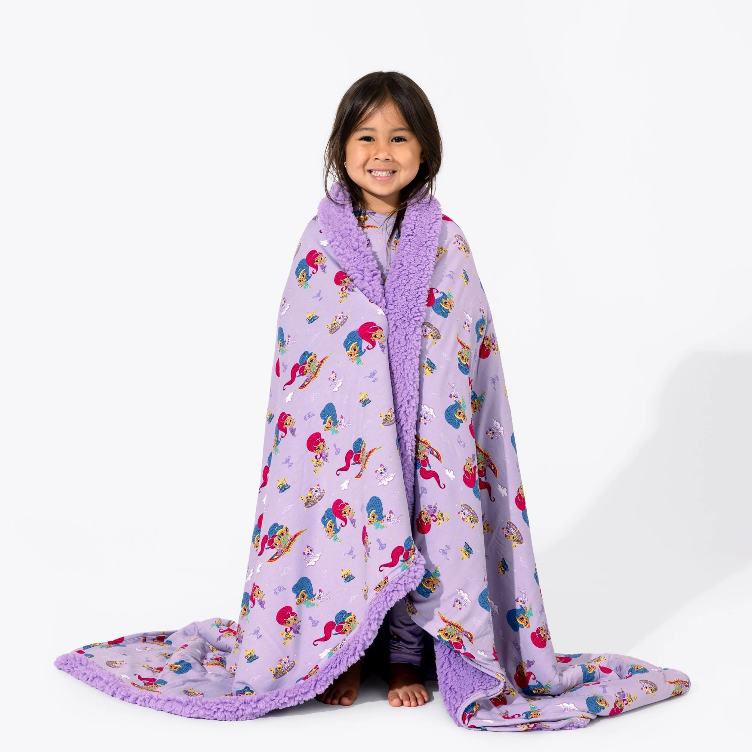 Shimmer and Shine Bamboo Sherpa Blanket