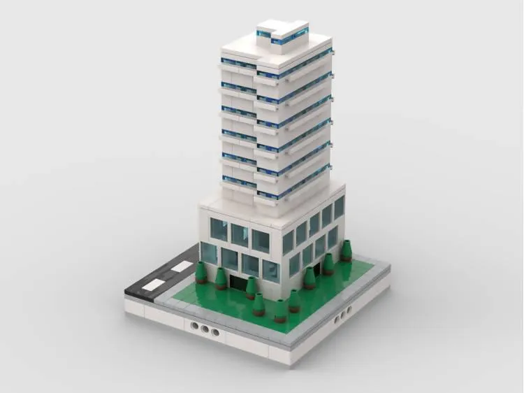 Skyscraper Modular City | build from 14 MOCs