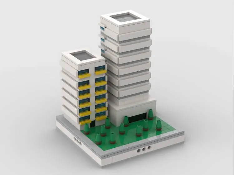 Skyscraper Modular City | build from 14 MOCs