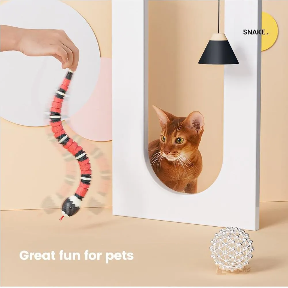 Smart Sensor Interactive Snake Toy For Cats