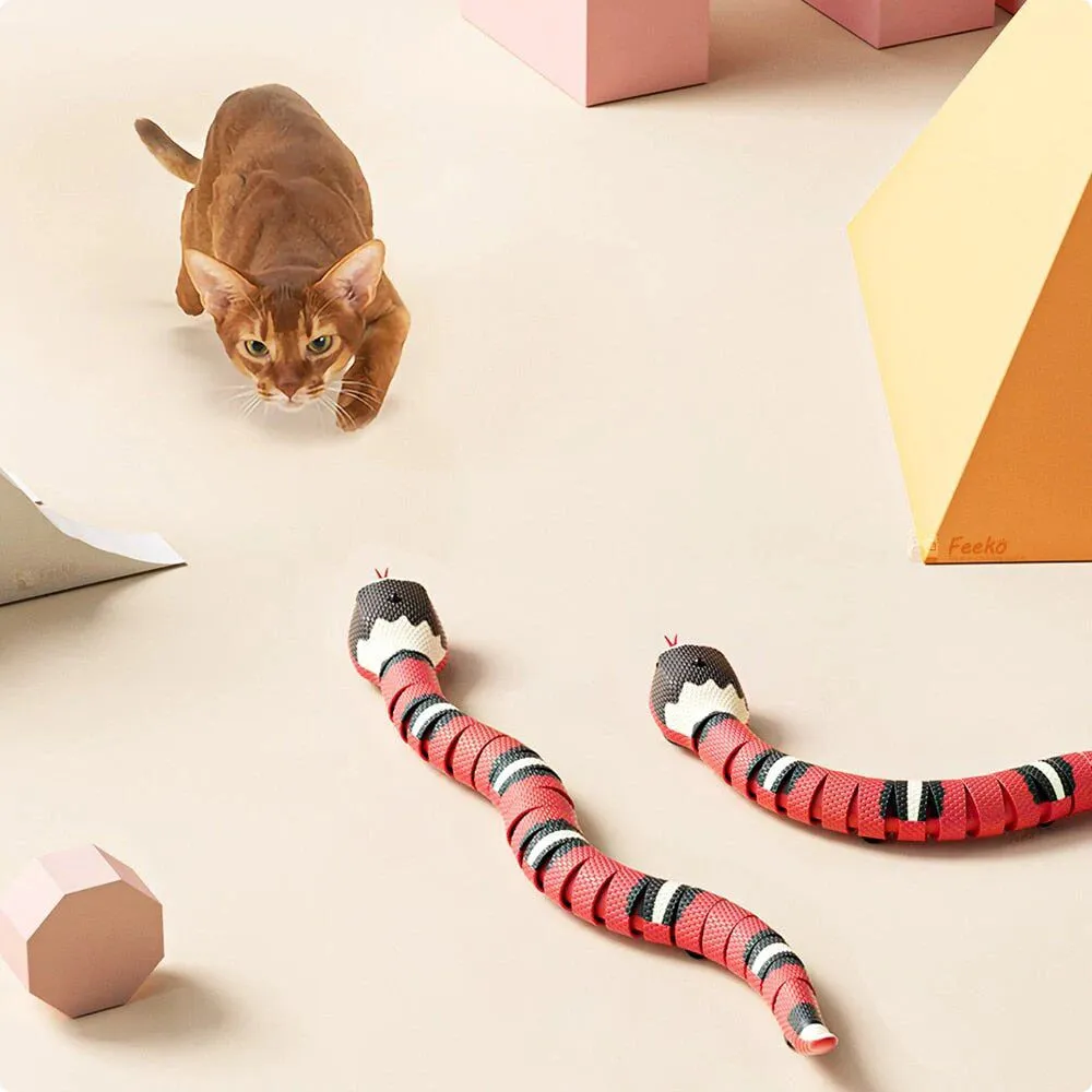 Smart Sensor Interactive Snake Toy For Cats