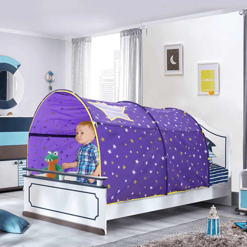 Starry Sky Bed Tent for Kids, Perfect transition from crib to twin bed