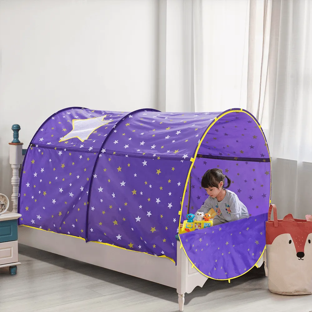 Starry Sky Bed Tent for Kids, Perfect transition from crib to twin bed