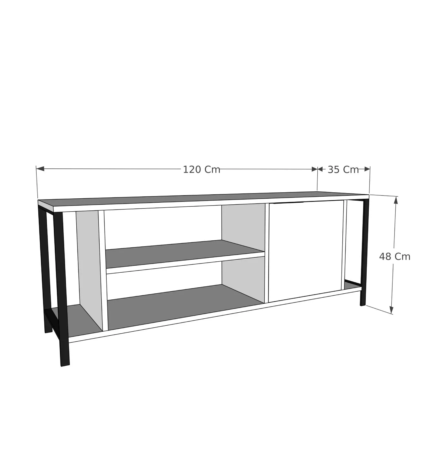 TV Stand Bond - Anthracite