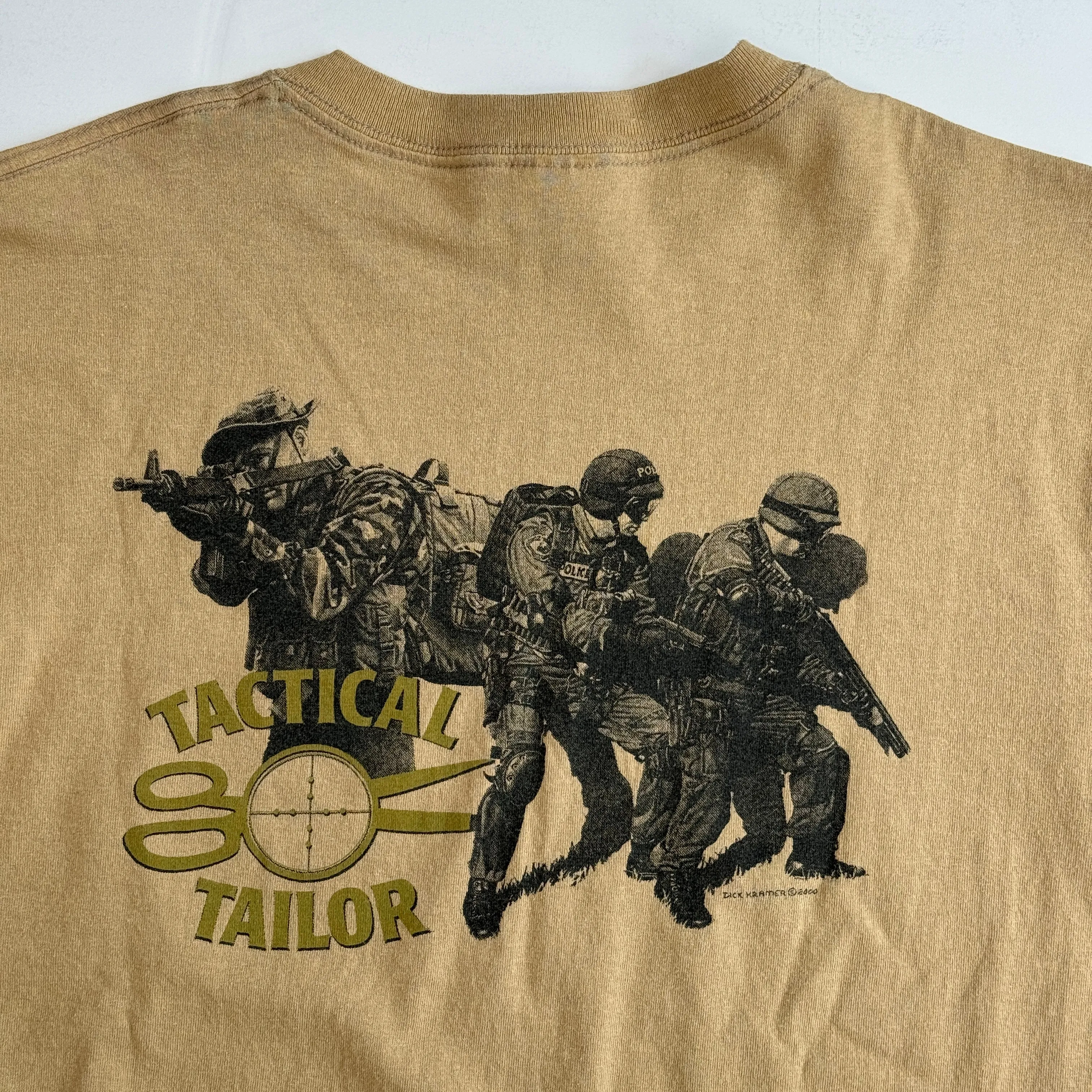 Vintage Y2K Dick Kramer Tactical Tailor T-Shirt (Medium)