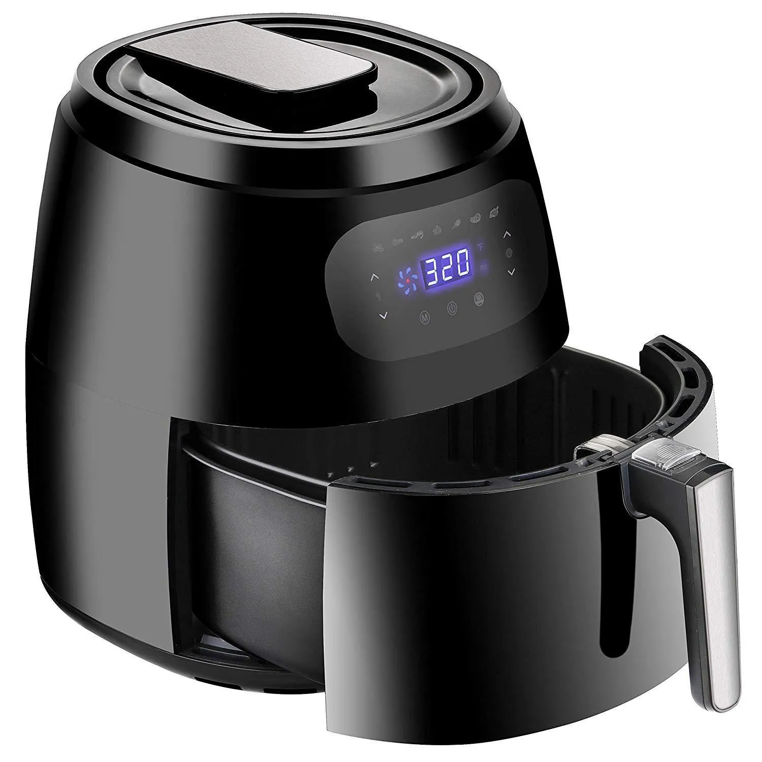 ZENY™ Air Fryer w/Digital Screen, XXL 7.6QT Large,8-15 Modes,1700W w/Auto Off Function &Recipe