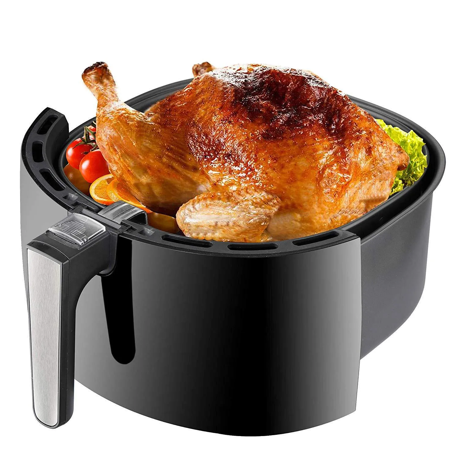 ZENY™ Air Fryer w/Digital Screen, XXL 7.6QT Large,8-15 Modes,1700W w/Auto Off Function &Recipe